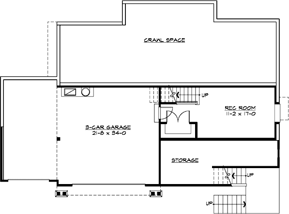 Lower Floor Plan: 88-543