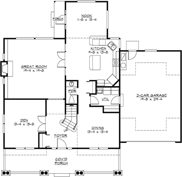 Main Floor Plan: 88-550