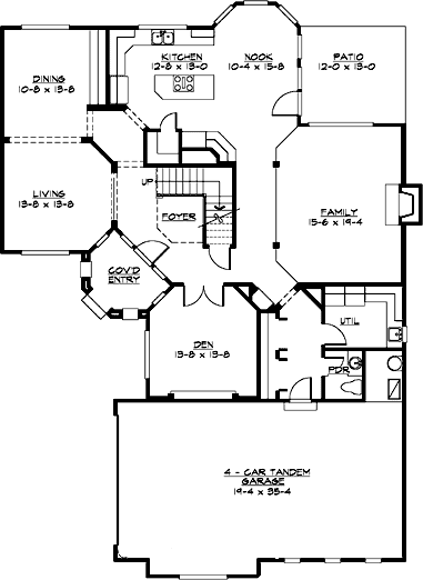 Main Floor Plan: 88-554
