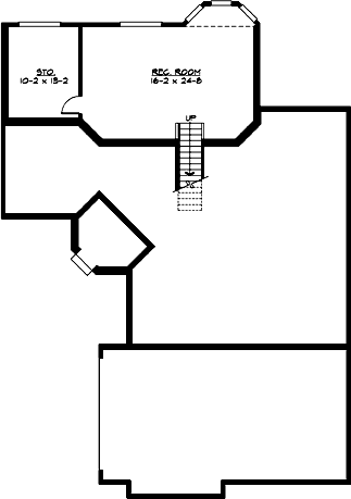 Lower Floor Plan: 88-555
