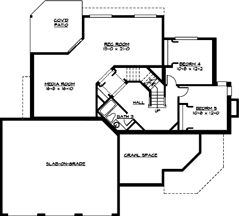 Lower Floor Plan: 88-565