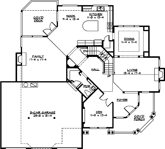 Main Floor Plan: 88-565