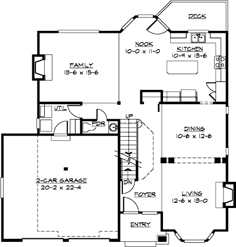 Main Floor Plan: 88-570