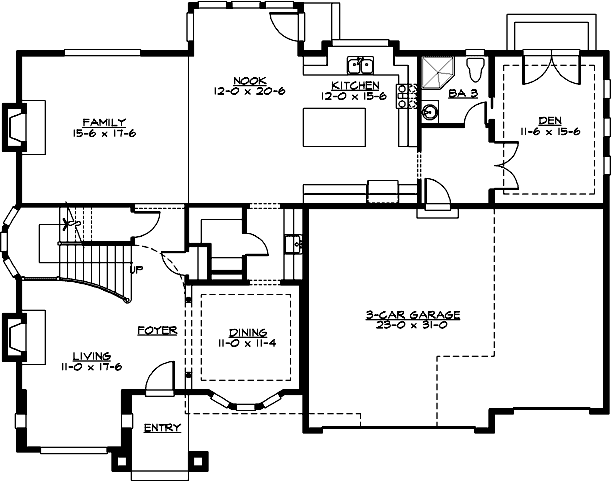 Main Floor Plan: 88-571