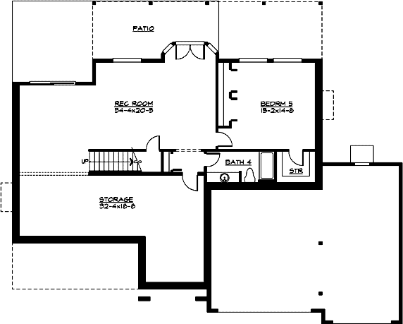 Lower Floor Plan: 88-576