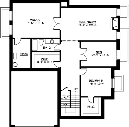 Lower Floor Plan: 88-578