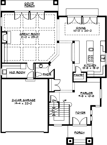 Main Floor Plan: 88-578