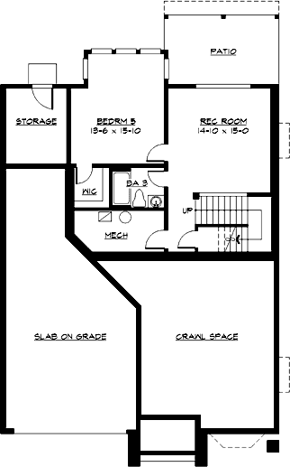 Lower Floor Plan:88-586