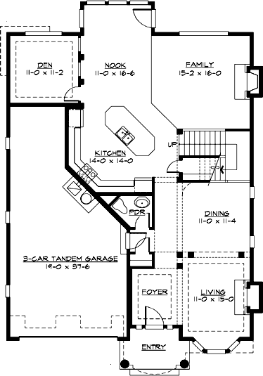 Main Floor Plan: 88-587