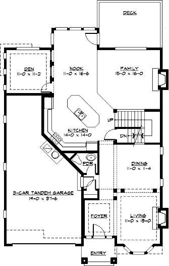 Main Floor Plan: 88-590