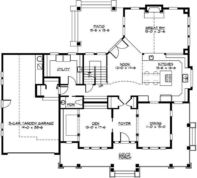 Main Floor Plan: 88-593