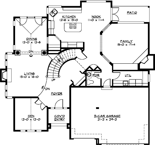 Main Floor Plan: 88-597