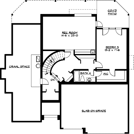 Lower Floor Plan: 88-598