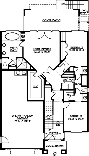 Main Floor Plan: 88-599