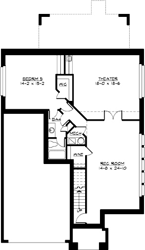 Lower Floor Plan: 88-600