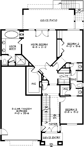Main Floor Plan: 88-600