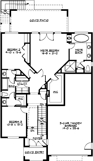 Main Floor Plan: 88-602