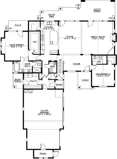Main Floor Plan: 88-603