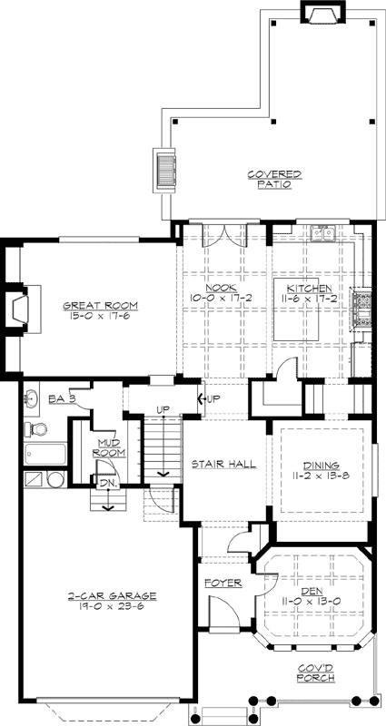Main Floor Plan: 88-605