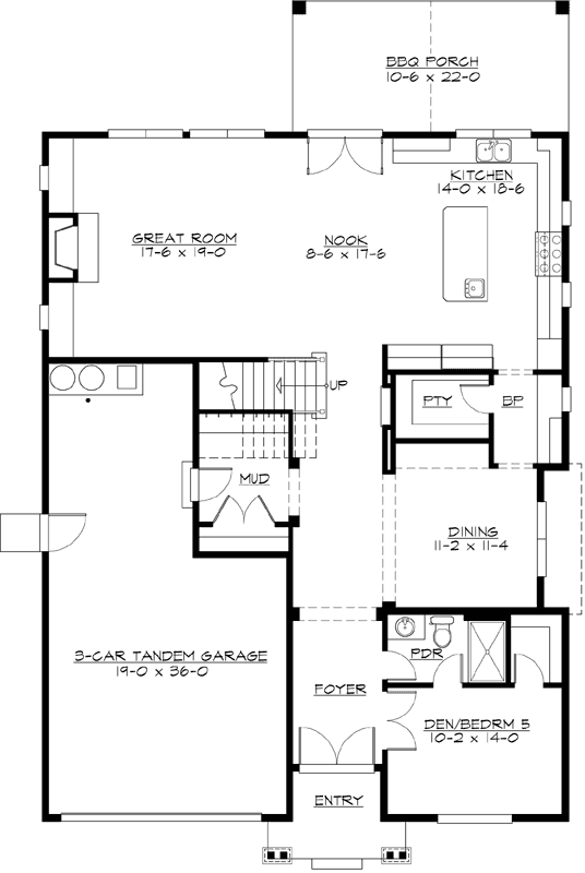 Main Floor Plan: 88-609
