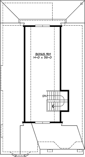 Upper/Second Floor Plan 88-610