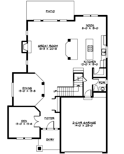 Main Floor Plan: 88-612