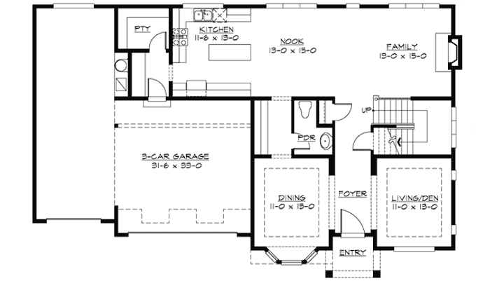 Main Floor Plan: 88-615