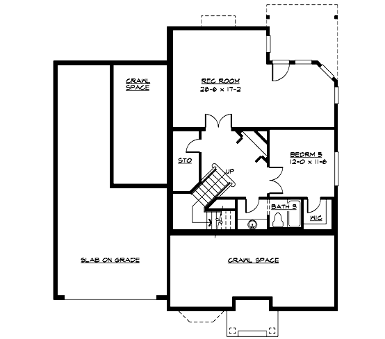 Lower Floor Plan: 88-620