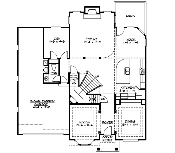 Main Floor Plan: 88-620
