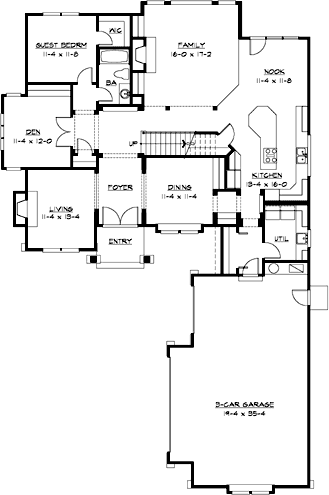 Main Floor Plan: 88-634