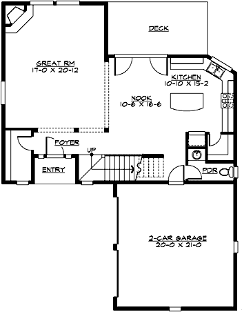Main Floor Plan: 88-644