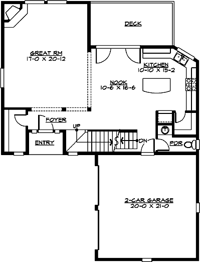 Main Floor Plan: 88-645