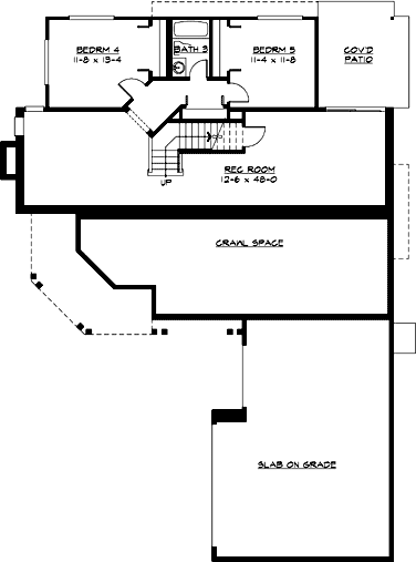 Lower Floor Plan: 88-649
