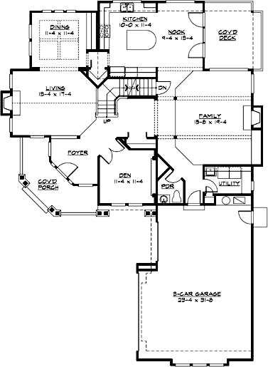 Main Floor Plan: 88-649
