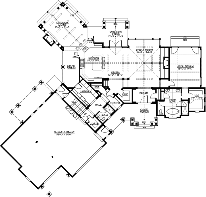 Main Floor Plan: 88-650