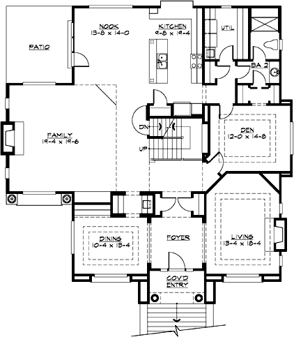 Main Floor Plan: 88-654