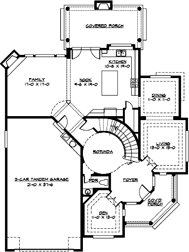 Main Floor Plan: 88-657