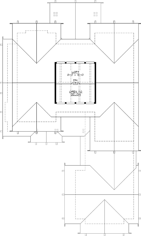 Upper/Second Floor Plan 88-661