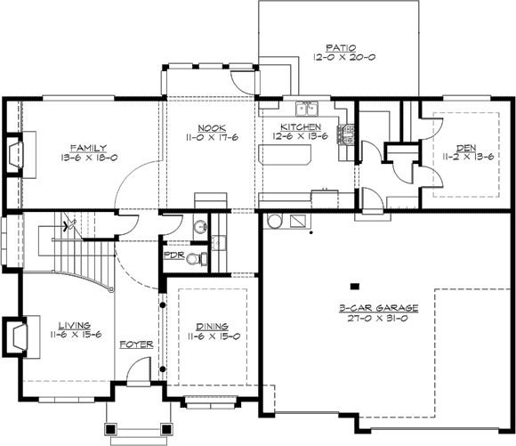 Main Floor Plan: 88-662