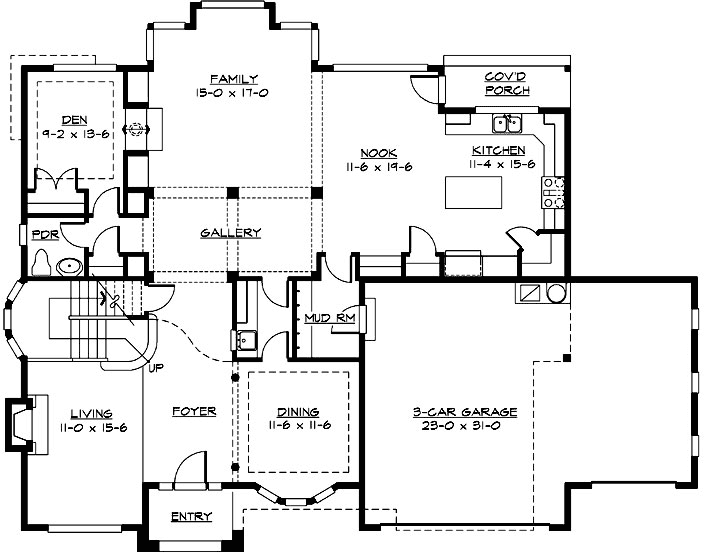 Main Floor Plan: 88-664