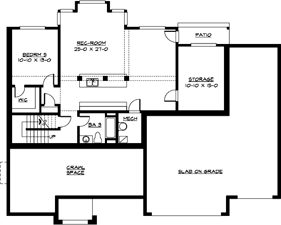 Lower Floor Plan: 88-665