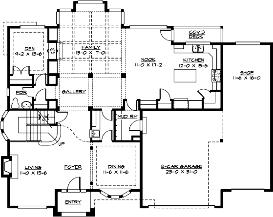 Main Floor Plan: 88-665