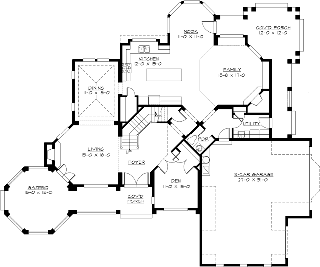 Main Floor Plan: 88-672