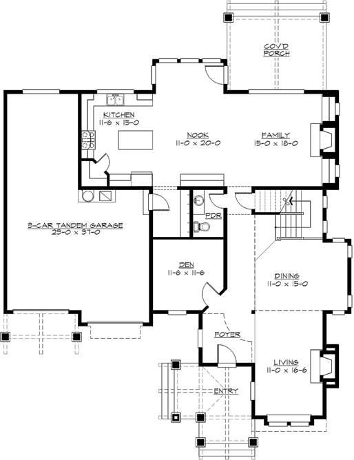 Main Floor Plan: 88-680