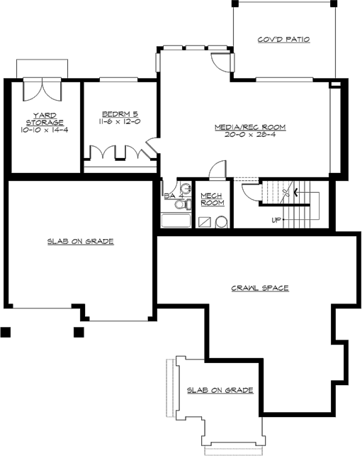 Lower Floor Plan: 88-681