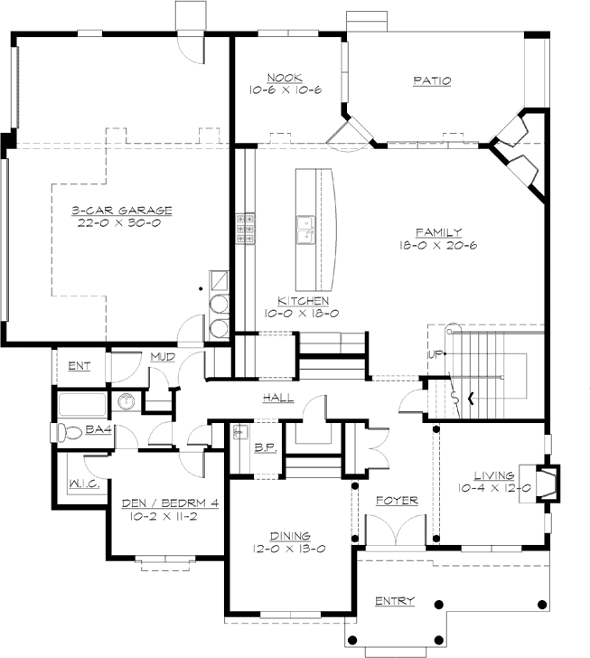 Main Floor Plan: 88-682