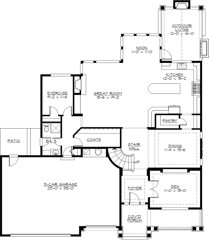 Main Floor Plan: 88-692