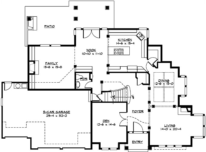 Main Floor Plan: 88-693