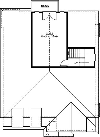 Upper/Second Floor Plan 88-697