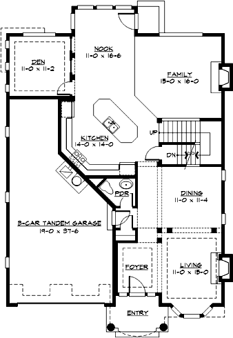 Main Floor Plan: 88-699